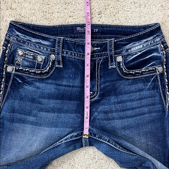 Miss Me Dark Blue Boot Cut Jeans - Picture 7 of 14